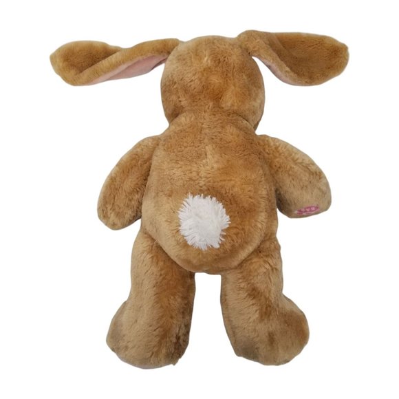 Build A Bear Workshop Bunny Rabbit Plush 16" Stuffed Animal Toy Tan Pink BAB - Picture 4 of 9